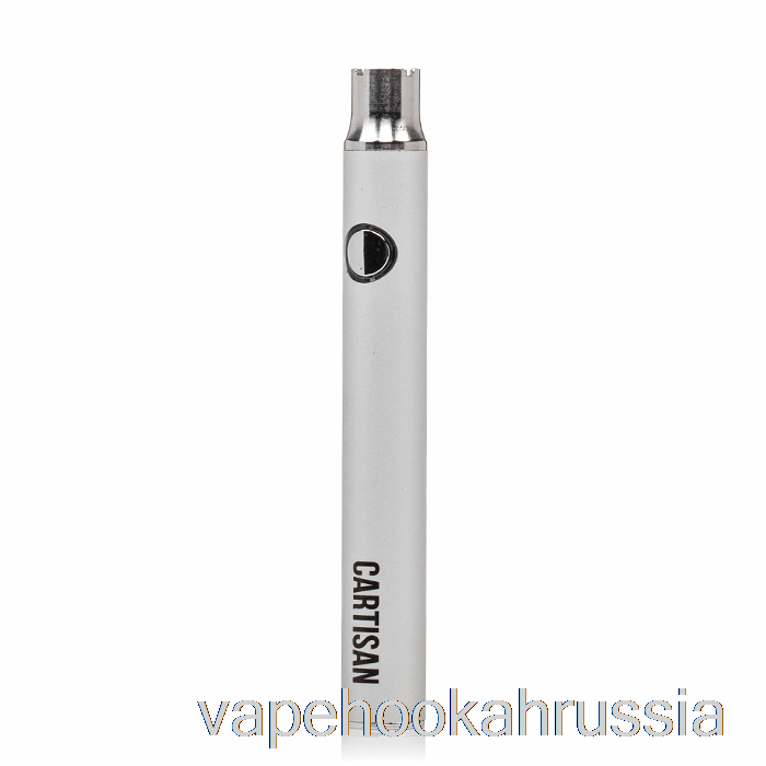 Vape Russia Cartisan Button VV 350 510 аккумулятор серебро